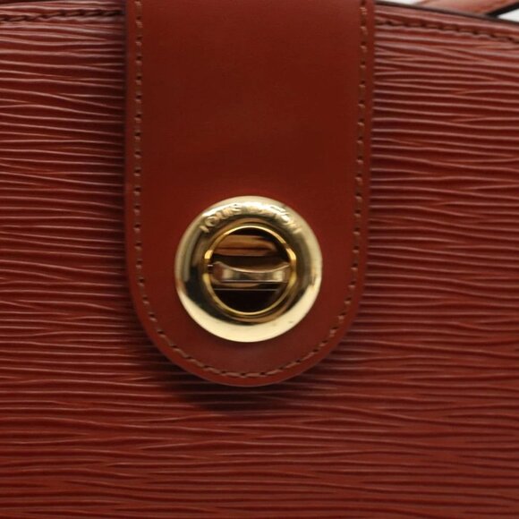 LOUIS VUITTON Epi Capuchin Shoulder Bag Brown M52343 LV Auth 92756 - Picture 10 of 16